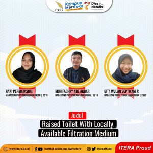 Wakili Indonesia Mahasiswa ITERA Juara Inovasi Sanitasi Internasional