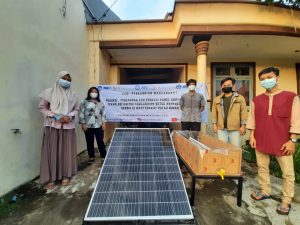 Bantu Warga Pulau Rimau Mahasiswa ITERA Buat Teknologi Penyuling Air Laut Tenaga Surya