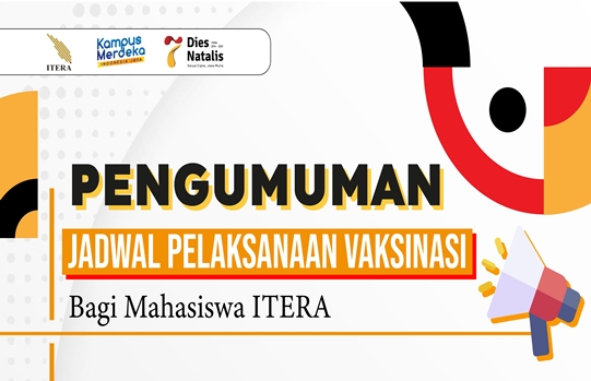 Pengumuman Peserta Vaksinasi Covid-19 Bagi Mahasiswa ITERA