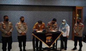 ITERA dan Polda Lampung Tandatangani MoU Pengembangan SDM dan Teknologi