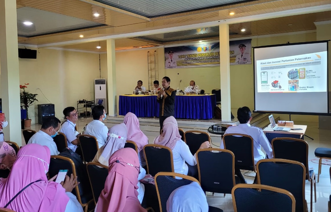 LPPM ITERA Jajaki Kerja Sama Smart Farming dengan BPP Lampung dan Pemkab Way Kanan