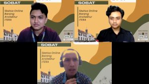 Arsitektur ITERA Ajak Mahasiswa Belajar Sketsa Online