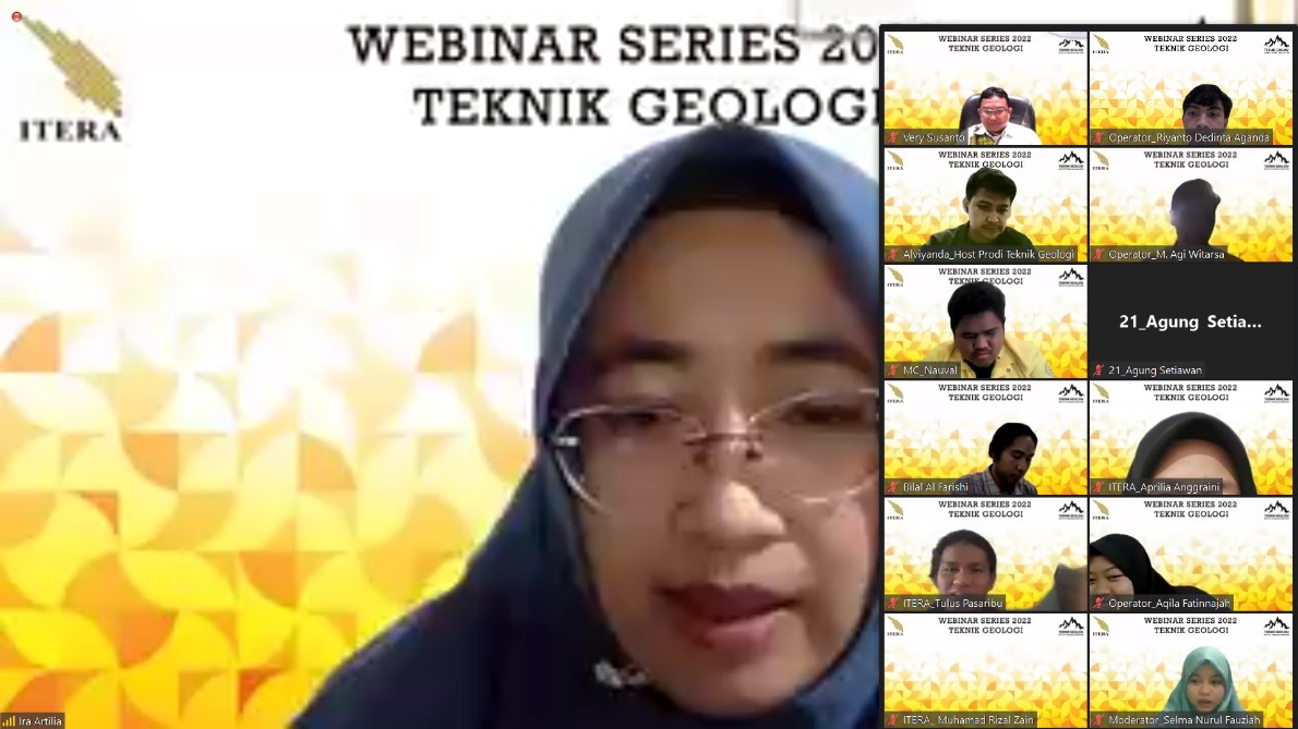 ITERA Gelar Webinar Kolaborasi Bidang Kesehatan Gigi Dengan Ilmu Geologi