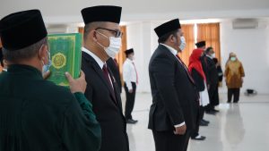 Lantik 12 Pejabat Baru Rektor ITERA Tekankan Kerja Sama Kembangkan Institusi