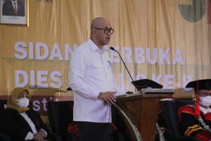 Prof Danang Parikesit Sampaikan Lima Strategi Percepatan Pembangunan Infrastruktur Nasional dalam Dies Natalis ke-8 ITERA