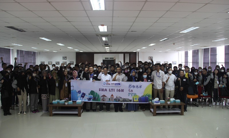 Siswa SMA Indo Global Mandiri Sumatera Selatan Kunjungi ITERA