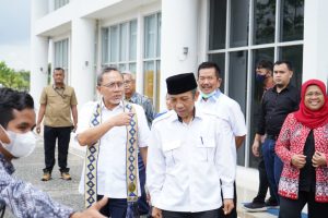 Menteri Perdagangan RI Zulkifli Hasan Dorong Percepatan Pembangunan Masjid Raya Attanwir ITERA