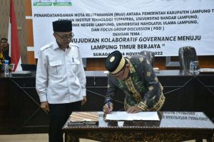 ITERA dan Pemkab Lampung Timur Kerja Sama Kembangkan Potensi Daerah   
