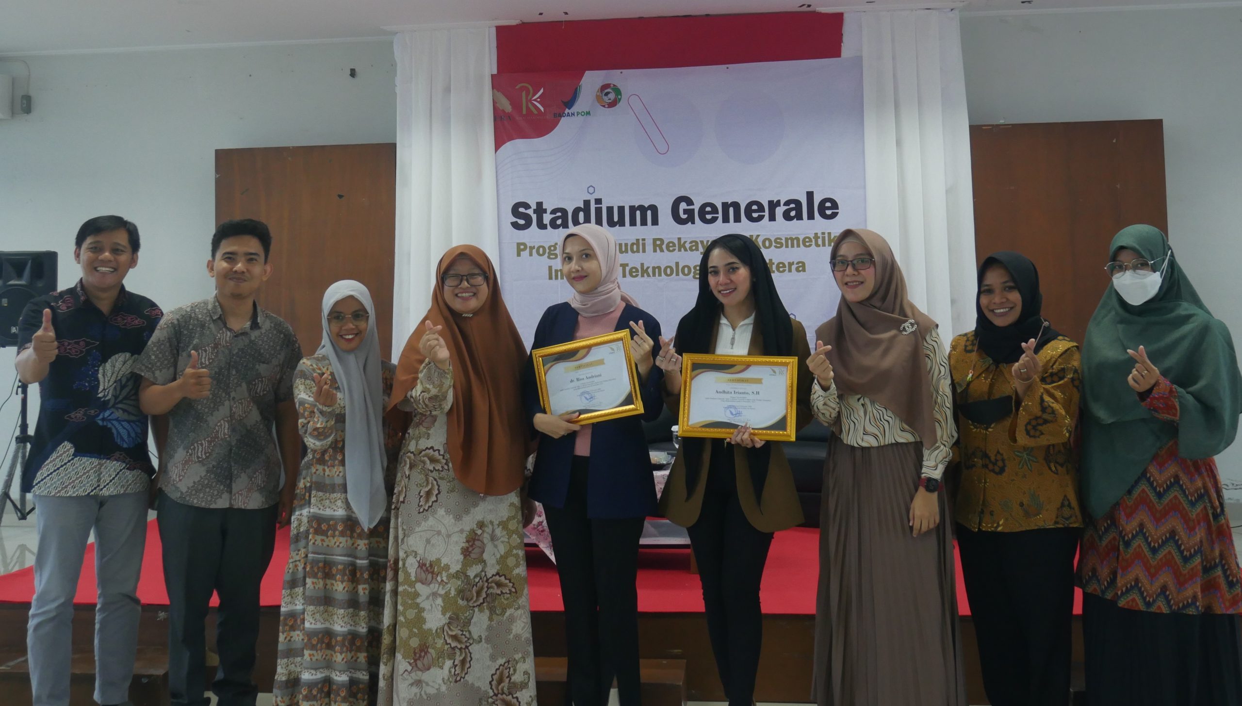 Gandeng Perhimpunan Pengusaha Kosmetika, Prodi Rekayasa Kosmetik ITERA Gelar Studium Generale Personal Branding