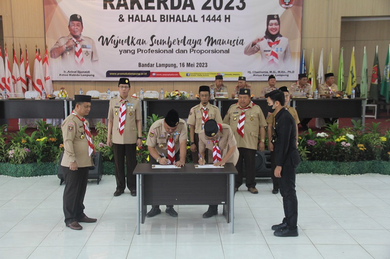 ITERA dan Kwarda Pramuka Lampung Kerja Sama Peningkatan Kualitas Pendidikan