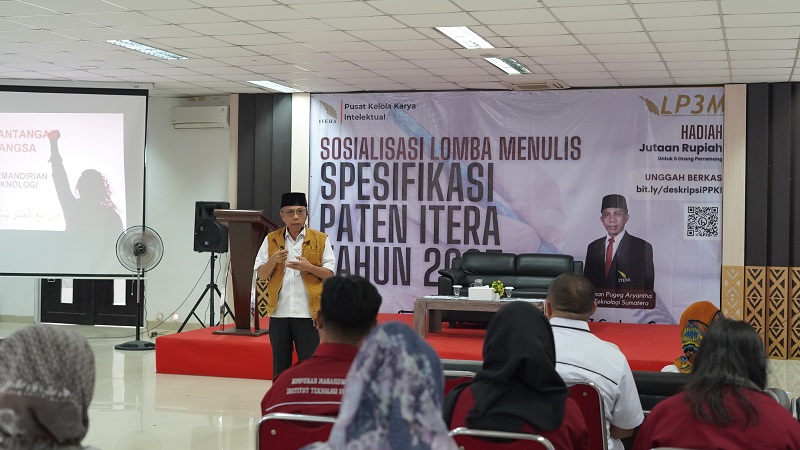 Rektor ITERA Dorong Sivitas Akademika Aktif Hasilkan Karya Intelektual Paten