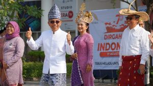 Gelar Upacara Peringatan Ulang Tahun ke-78 RI, Sivitas Akademika ITERA Kenakan Pakaian Adat Nusantara