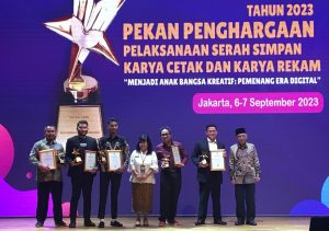 ITERA Press Raih Penghargaan Kategori Produsen Karya Rekam dari Perpustakaan Nasional RI