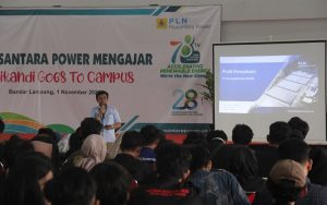 Hadir di ITERA, PLN Nusantara Power Mengajar Berbagi Informasi kepada Mahasiswa