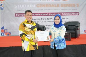 Fakultas Sains ITERA Hadirkan Direktur RSUDAM Provinsi Lampung Edukasi Pencegahan Penyakit Ginjal