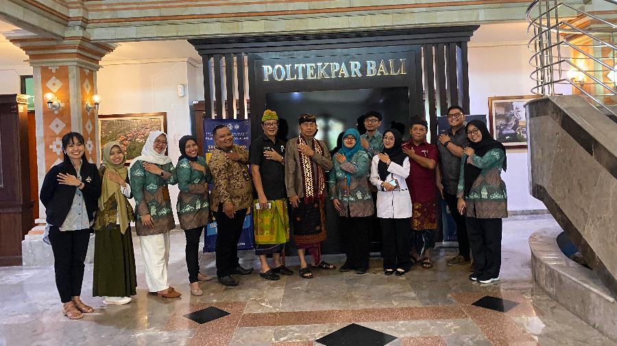 Tingkatkan Kualitas Pembelajaran Bahasa Asing, UPA Bahasa ITERA Kunjungi Politeknik Pariwisata Bali