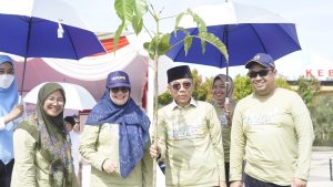 Peringati Hari Habitat Dunia, BPPW Lampung Tanam Pohon Tabebuya di Kebun Raya ITERA
