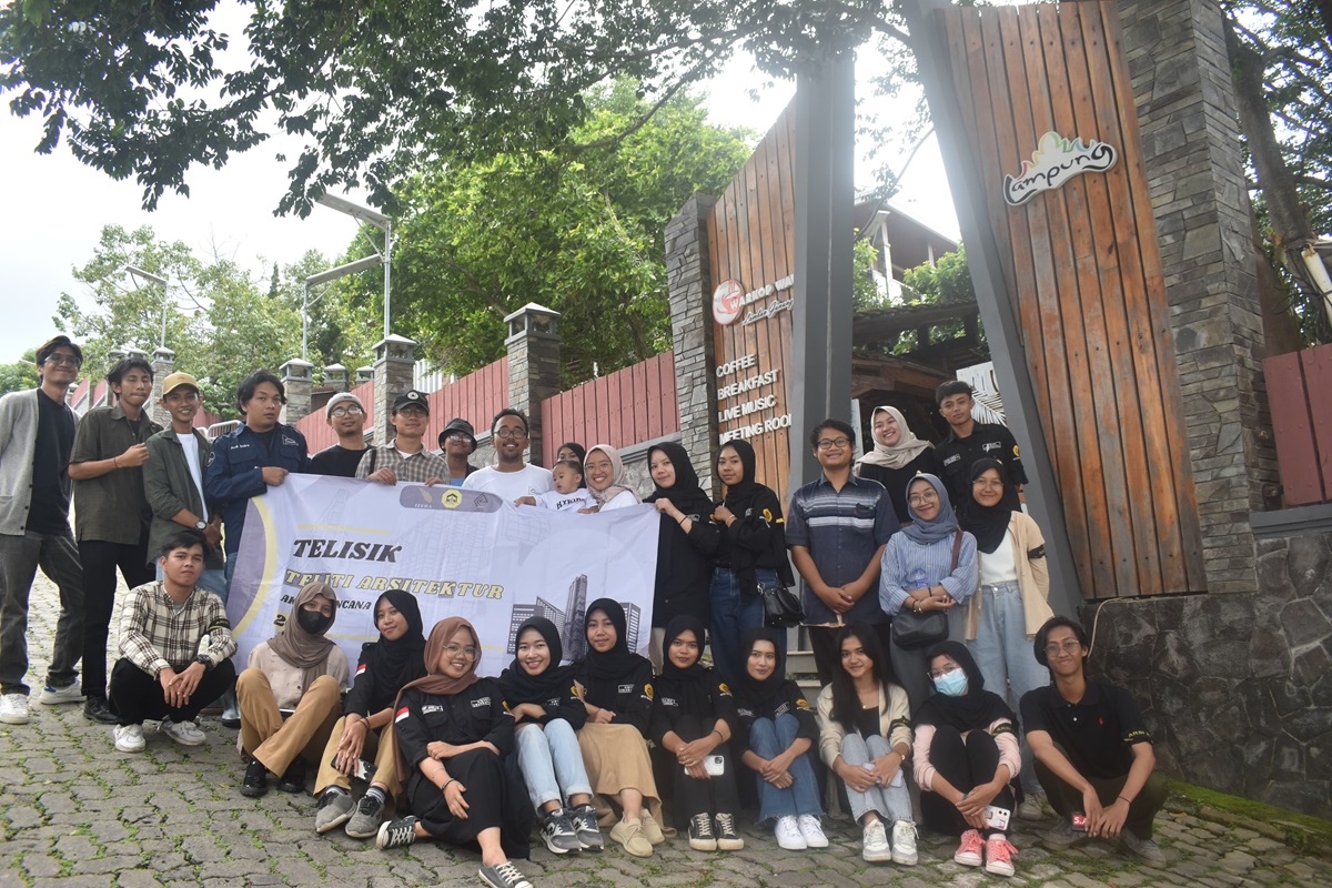 Telisik Dekat, Giat Mahasiswa Arsitektur Itera Ngobrol Dunia Kerja di Studio Pranata Design