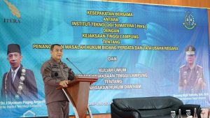 Itera Gelar Kuliah Umum dan Penandatanganan MoU Bersama Kejaksaan Tinggi Lampung   