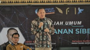 Kuliah Umum Keamanan Siber Prodi Teknik Informatika Itera Hadirkan Chairman ICSF