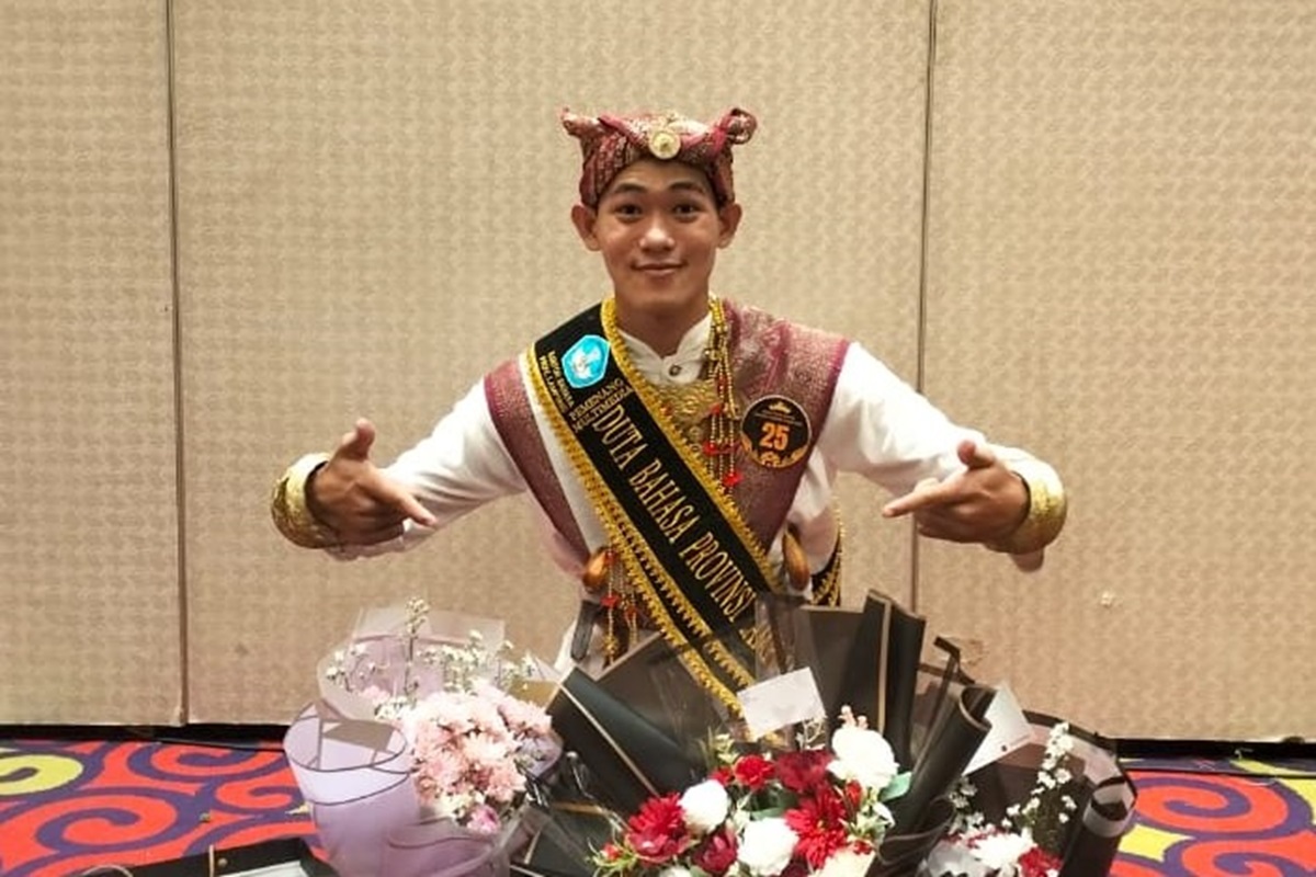 Mahasiswa Itera Juara Kategori Multimedia Duta Bahasa Provinsi Lampung 2024