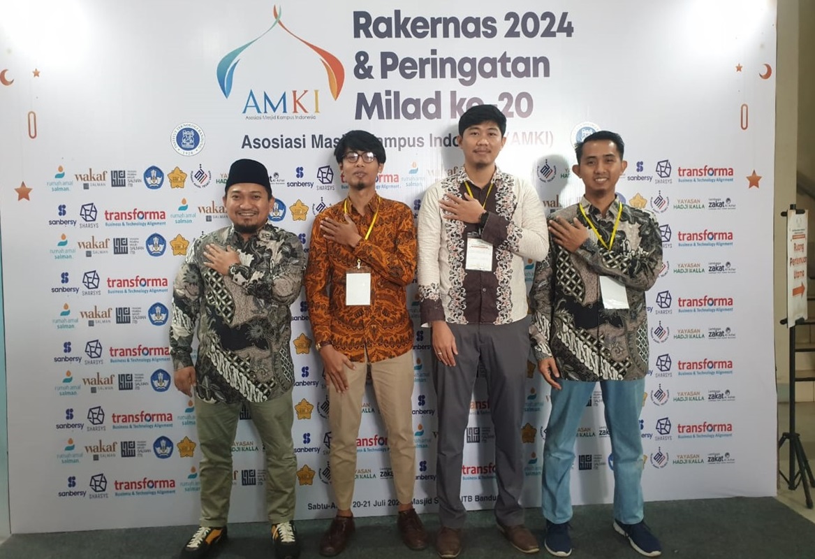 Pengurus Masjid Raya At-Tanwir Itera Ikuti Rakernas Asosiasi Masjid Kampus Indonesia