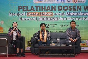 Pelatihan Dosen Hebat, Dosen Wali Itera Diajak Jadi Sahabat Mahasiswa