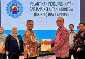 Dosen Teknik Kelautan Itera Satriyo Panalaran Resmi Nahkodai DPW Iskindo Lampung