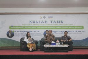 Kuliah Tamu TIP Itera Bahas Penerapan IPTEK-SAE dan Sertifikasi Indikasi Geografis di Sumatera