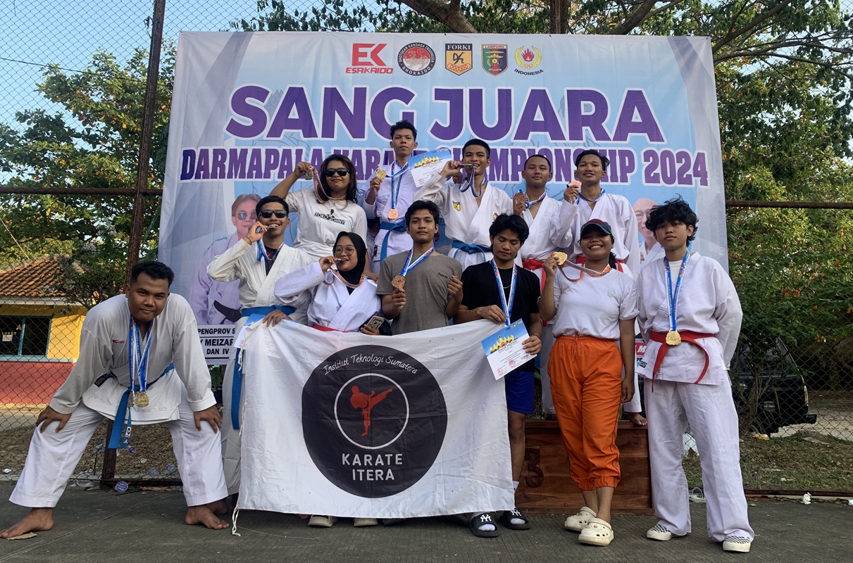 UKM Karate Itera Borong 16 Medali Kejuaraan Darmapala Shokaido Karate Championship 2024