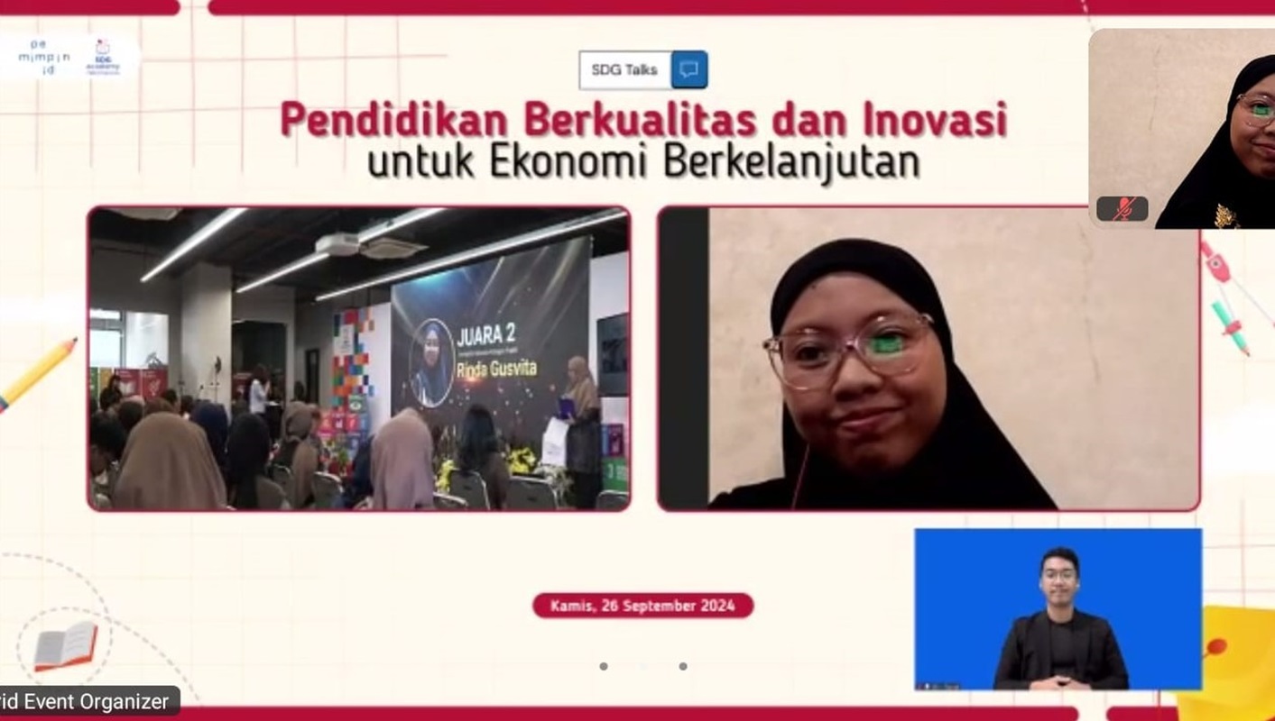 Dosen Itera Rinda Gusvita Kembali Raih Juara dalam Kompetisi Penulisan SDGs