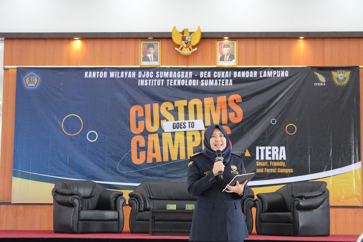 Bea Cukai Kenalkan Peran dan Peluang Karier Lewat “Customs Goes To Campus” di Itera