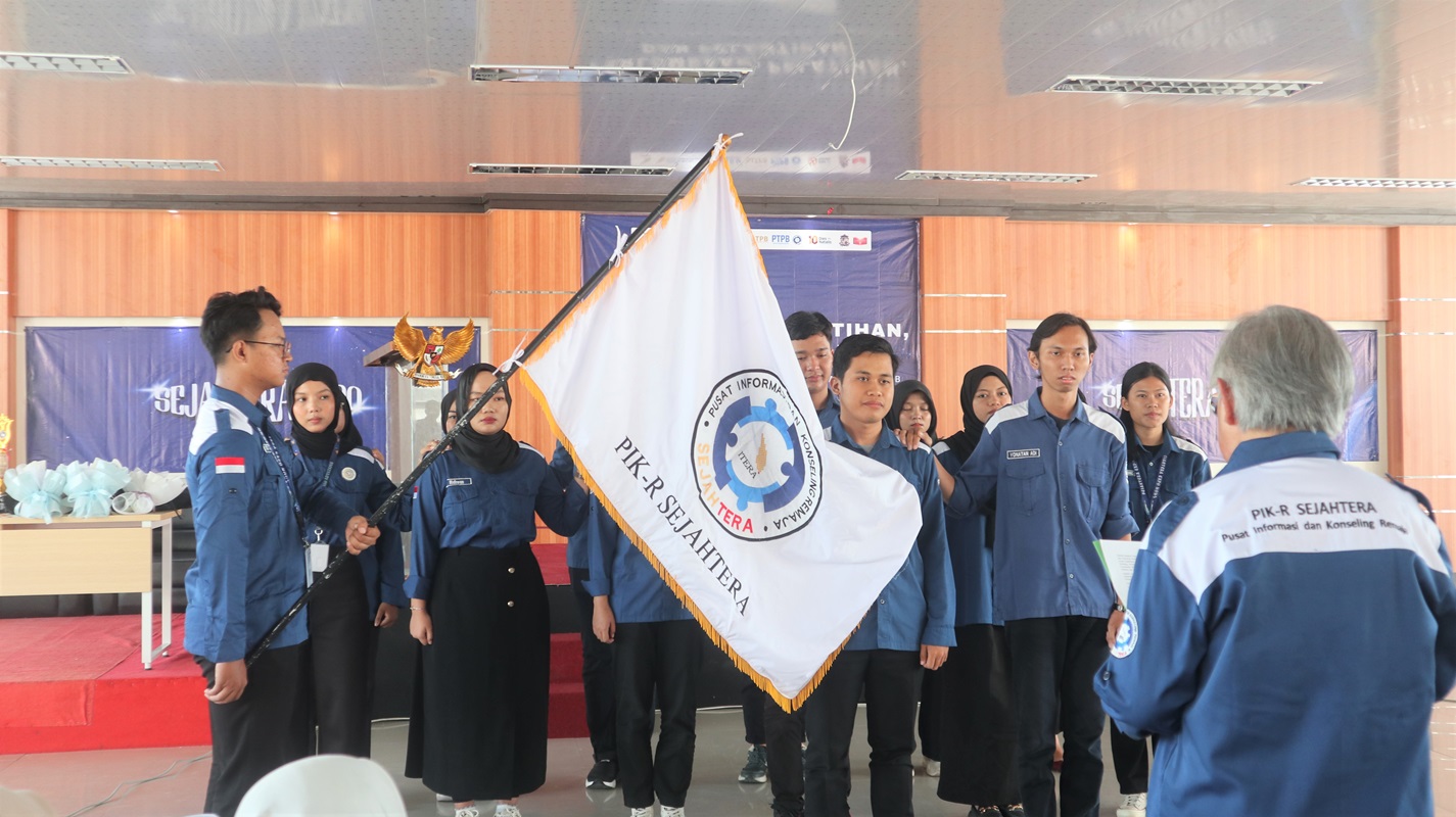Lantik Pengurus PIK-R Sejahtera, PPSDM Itera Dorong Ketangguhan Generasi Muda