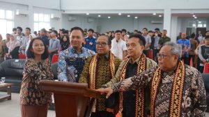 Pj Gubernur Lampung Luncurkan Population Clock di Itera untuk Dukung Penurunan Stunting
