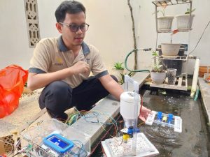 Dosen Itera Terapkan IoT untuk Tingkatkan Produktivitas Tambak Udang di Pringsewu