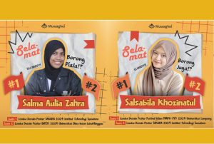 Geluti Dunia Desain, Dua Mahasiswa DKV Itera Raih Prestasi Nasional