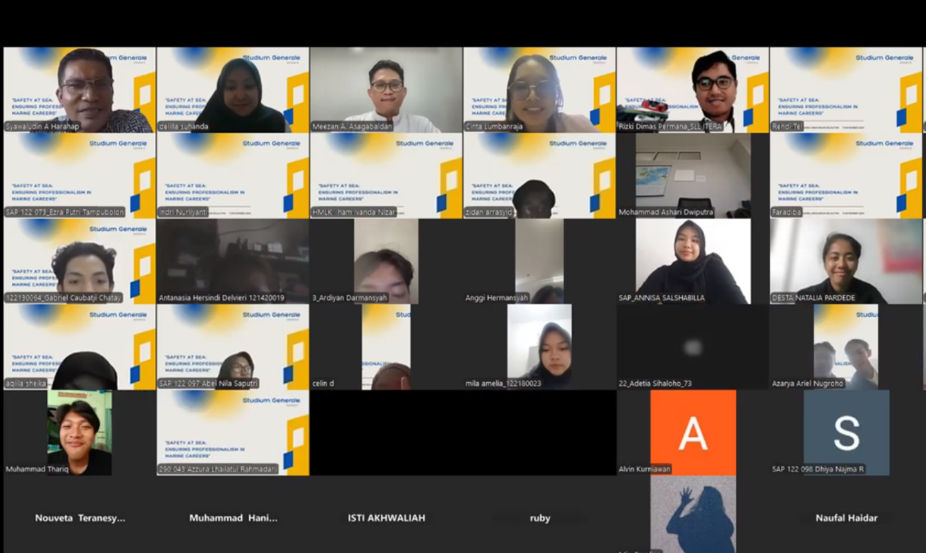Studium Generale Sains Lingkungan Kelautan Itera: Wujudkan Profesionalisme demi Keselamatan di Laut
