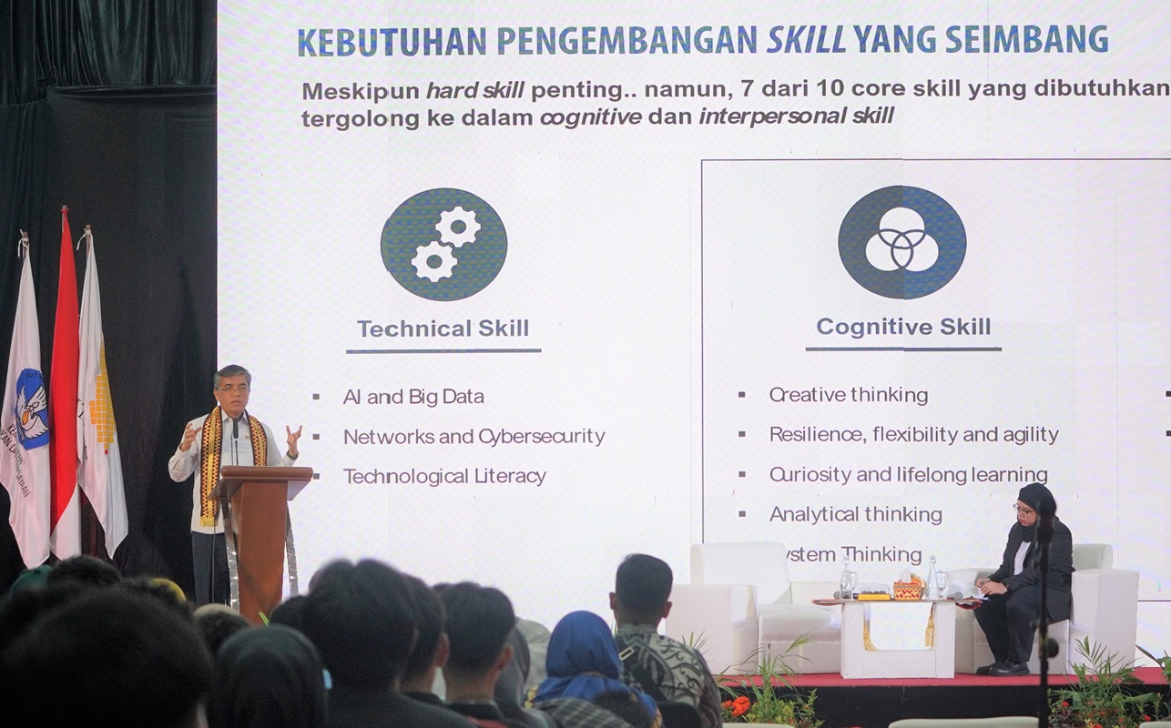 Menteri Ketenagakerjaan RI Ajak Mahasiswa Itera Kuasai Skill Digital