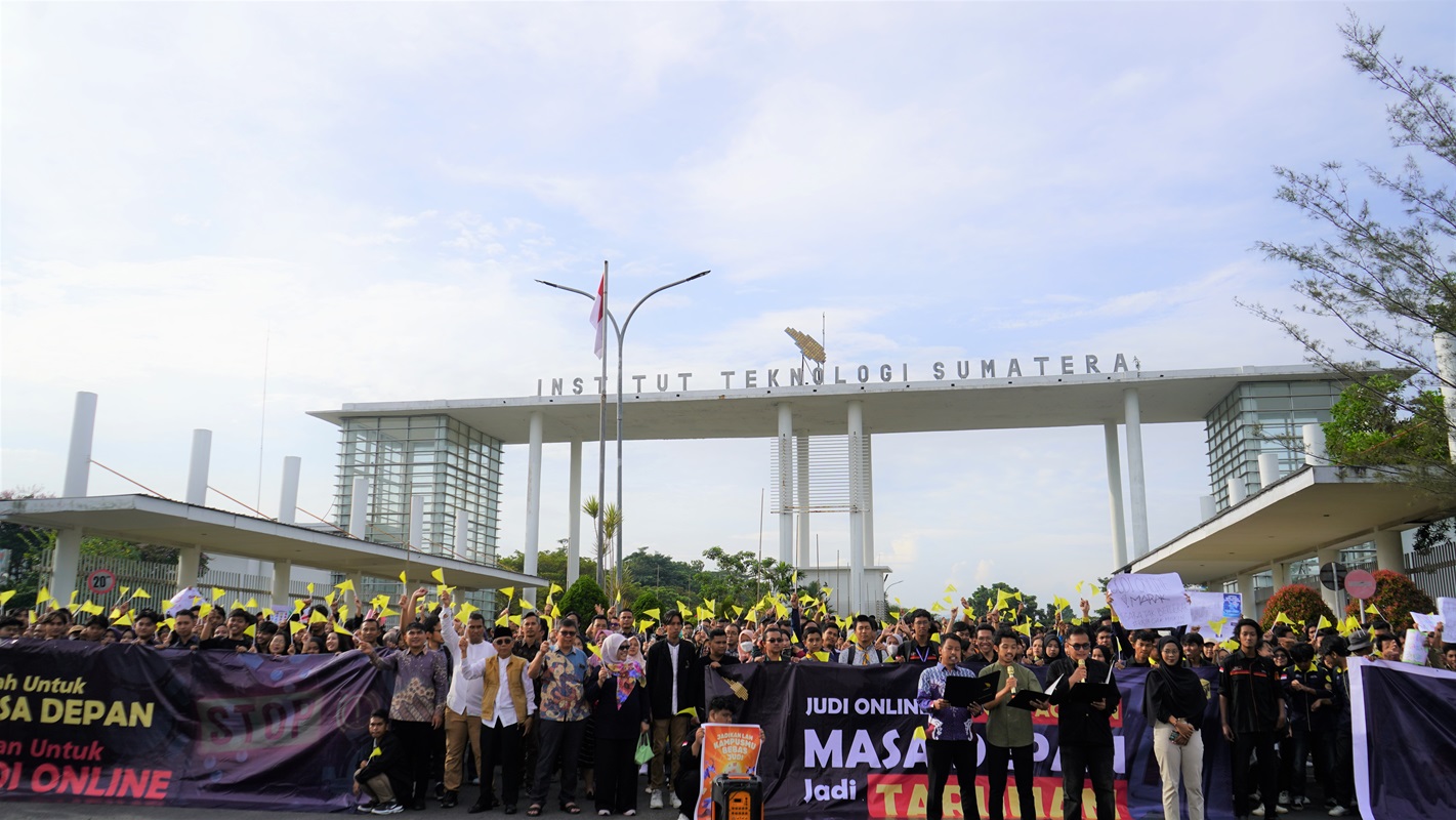 Sivitas Akademika Itera Gelar Deklarasi Anti Judi Online