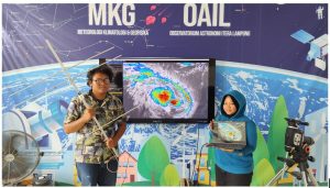 Stasiun Bumi Itera Deteksi Pergerakan Siklon Taliah di Barat Daya Sumatera