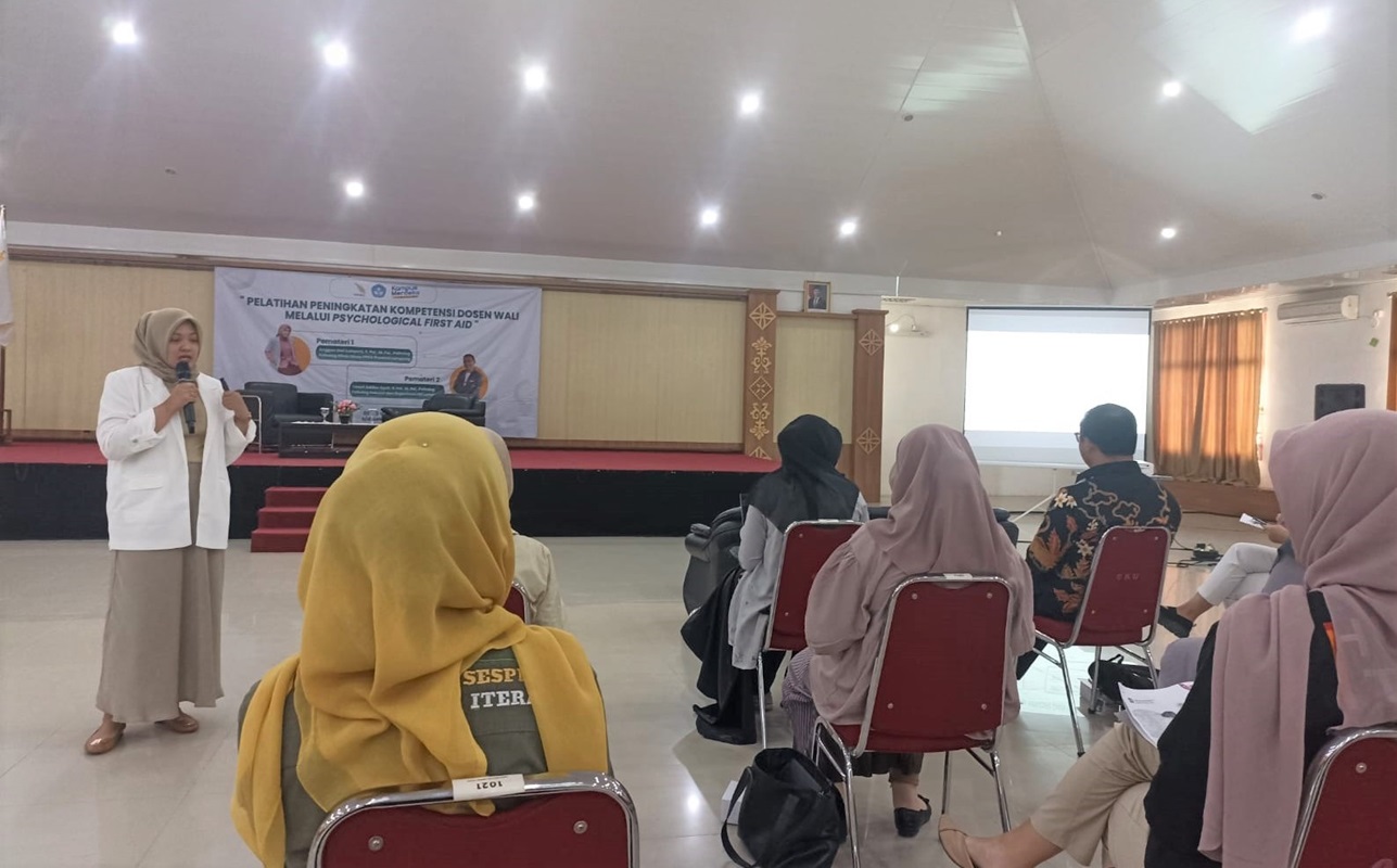 PPSDM Itera Gelar Pelatihan Psychological First Aid untuk Dosen Wali, Perkuat Dukungan Kesejahteraan Mental Mahasiswa