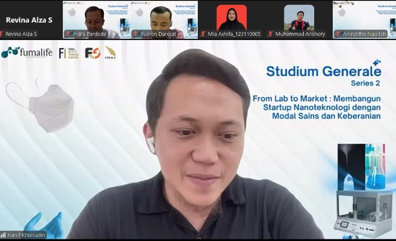 Studium Generale Fisika Itera: Dorong Mahasiswa Ciptakan Startup Berbasis Nanoteknologi