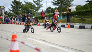 Itera Jadi Tuan Rumah Sigerace Pushbike Championship 2025, Bundaran GKU Disulap Jadi Lintasan Balap Anak