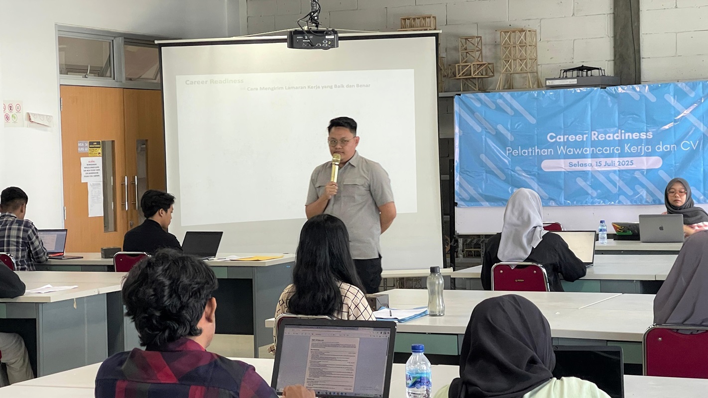 Tingkatkan Daya Saing Mahasiswa, Tim Karier dan Alumni Itera Gelar Pelatihan CV dan Wawancara Kerja