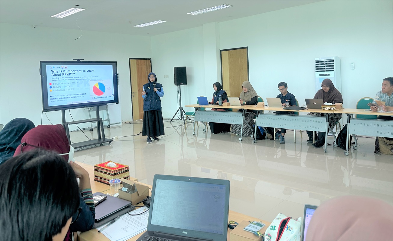 Satgas PPKPT Itera Sosialisasikan Pencegahan Kekerasan kepada Dosen Pembimbing Lapangan KKN Internasional