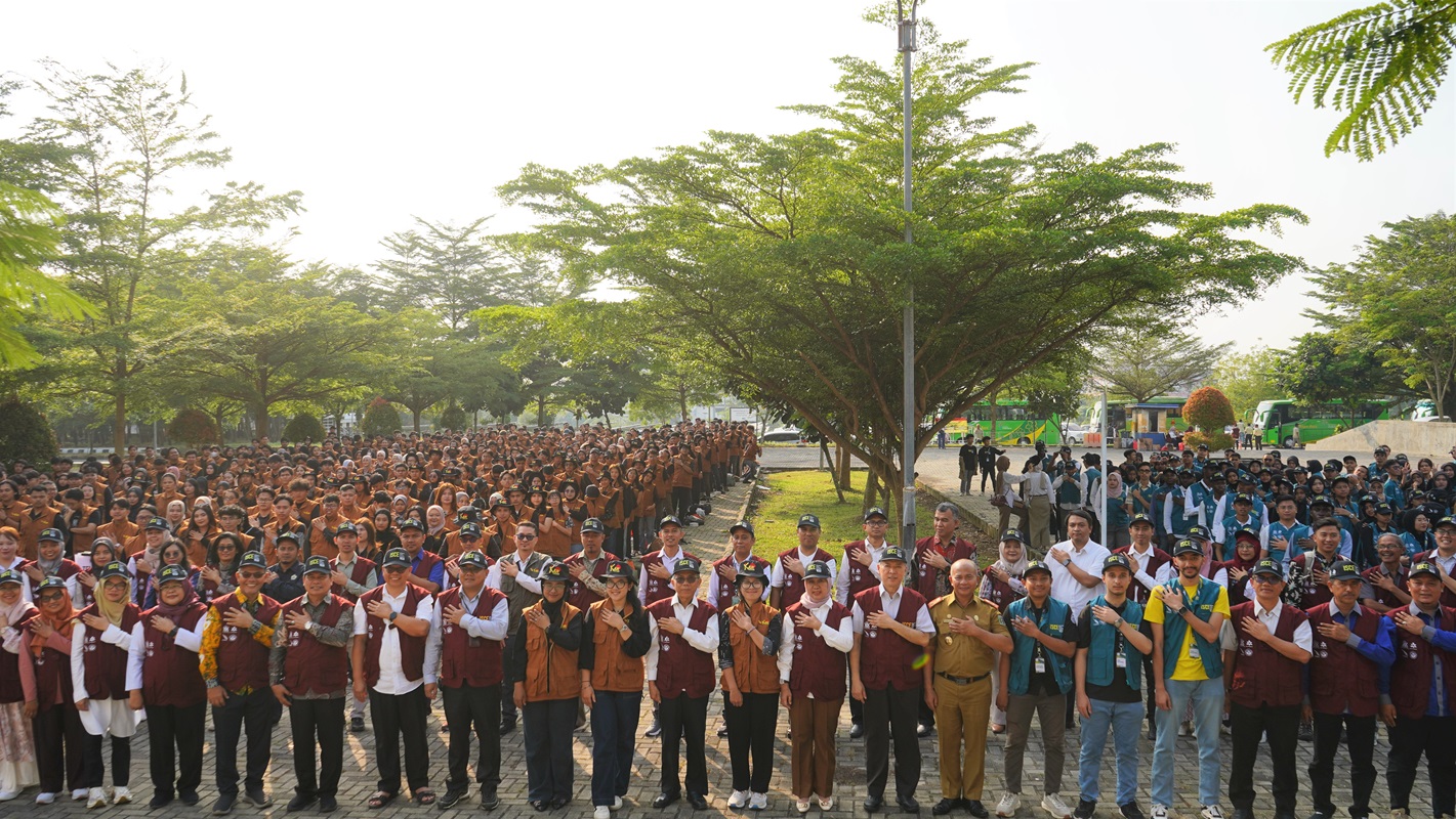 Itera–Unila Lepas Mahasiswa KKN Internasional dan Reguler ke-15 Tahun 2025