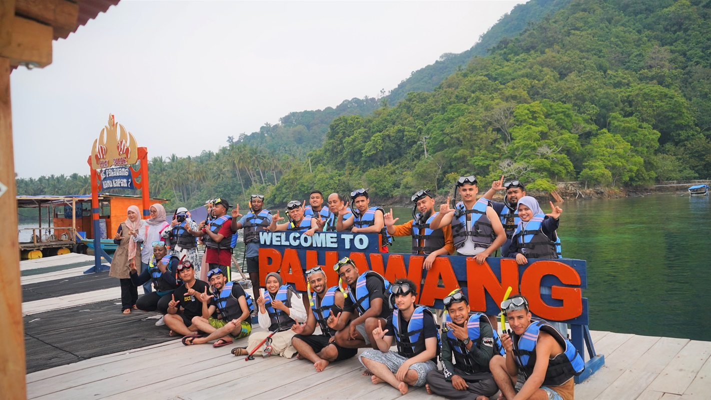Mahasiswa Internasional ISCE Pelajari Pariwisata Berbasis Masyarakat di Pahawang