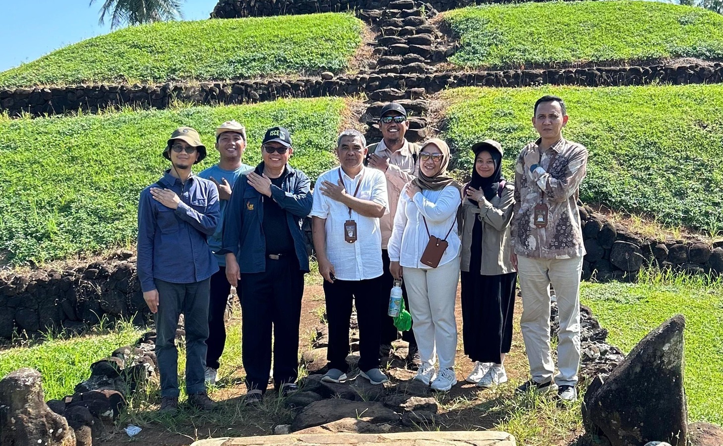 Prodi Fisika Itera Dukung Kementerian Kebudayaan Lestarikan Situs Taman Purbakala Pugung Raharjo