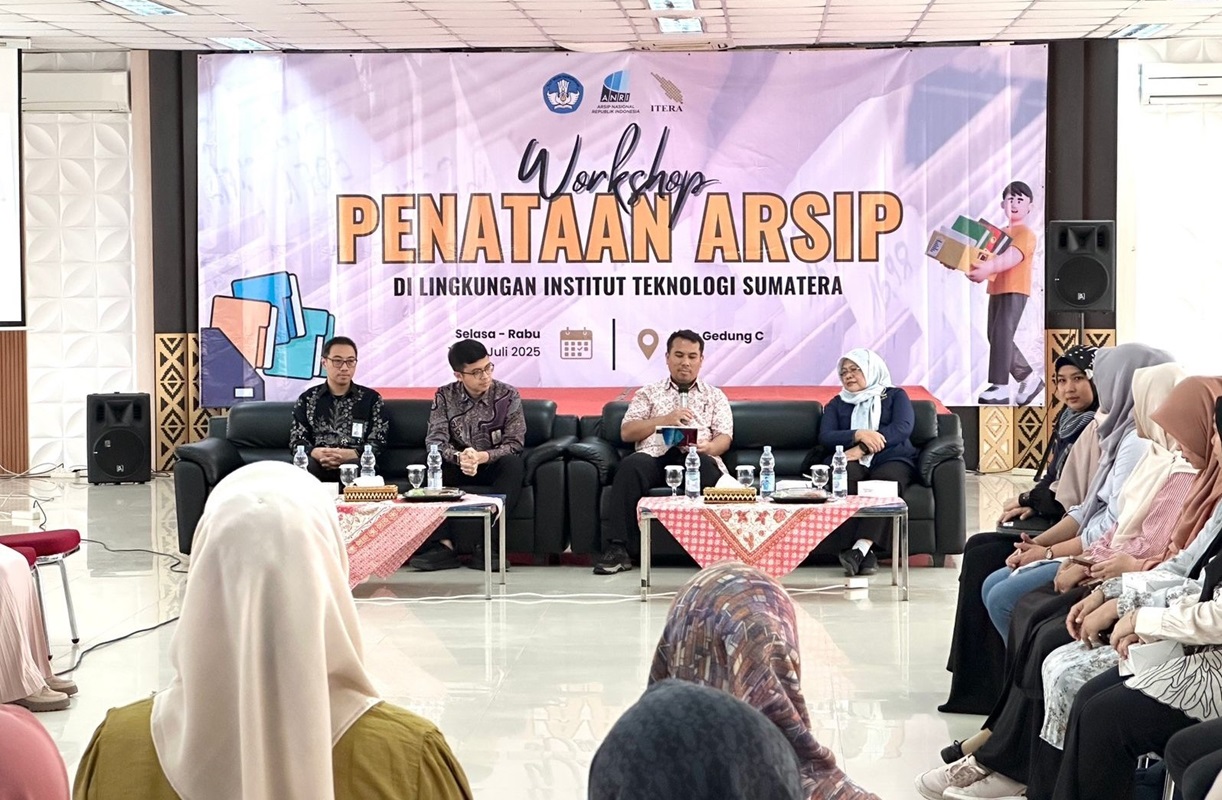 Perkuat Kearsipan Kampus, Itera Gelar Workshop Penataan Arsip Bersama ANRI