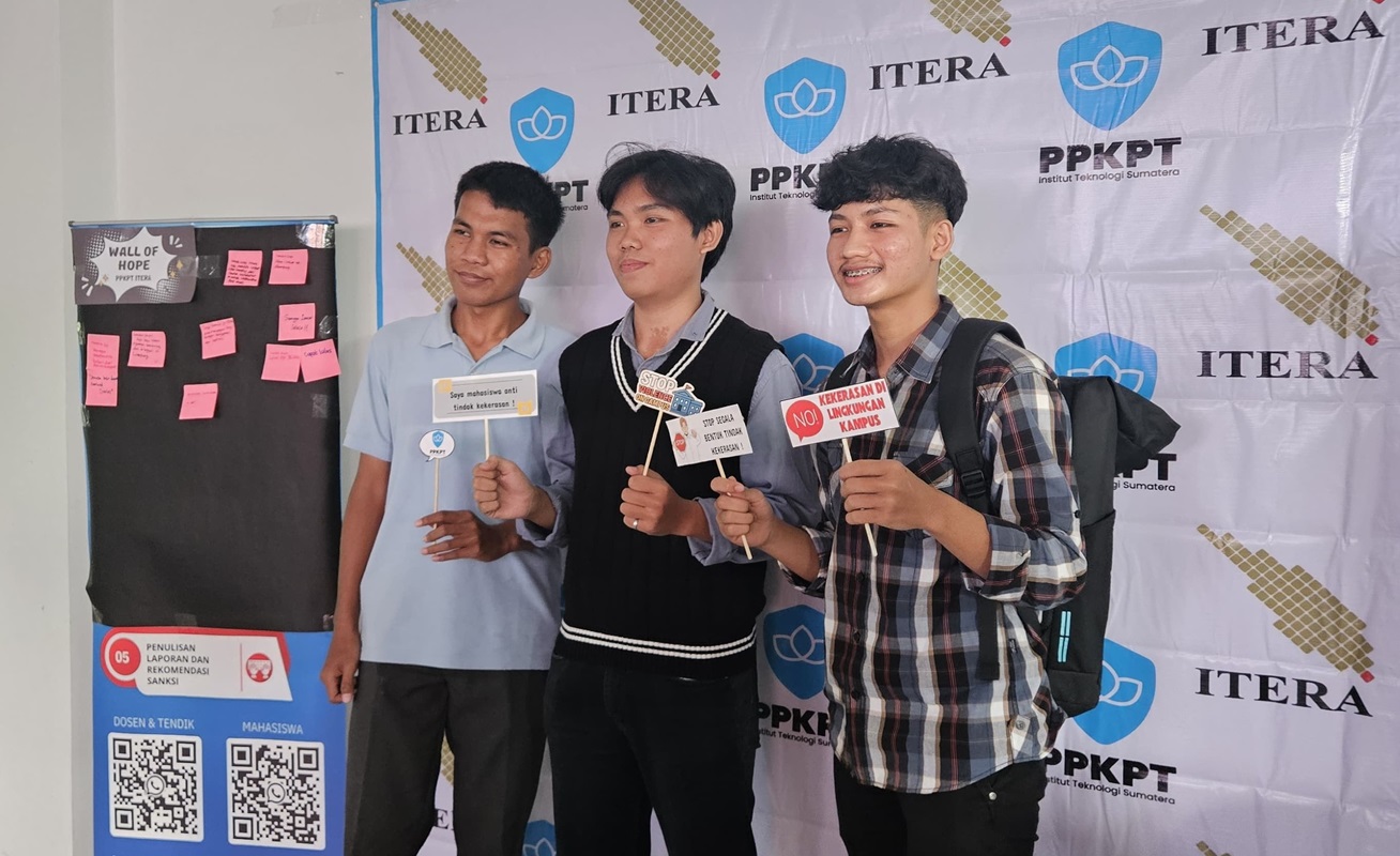 Satgas PPKPT Itera Edukasi Calon Mahasiswa Baru lewat Booth Interaktif